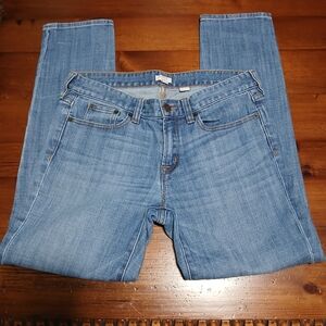 J. Crew‎ Blue Straight Leg Jeans Classic Denim Size 29